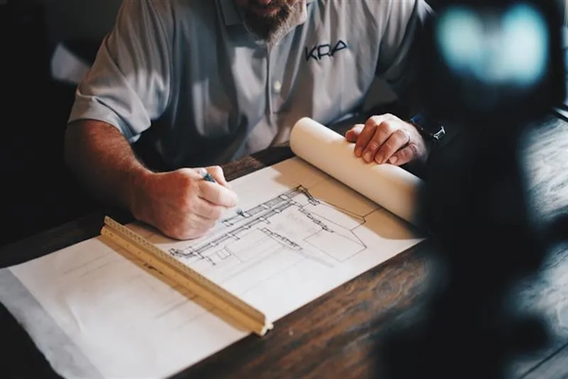 Civil Construction Structure Sketch